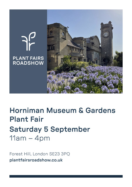 Upcoming - Horniman Museum Autumn Plant Fair